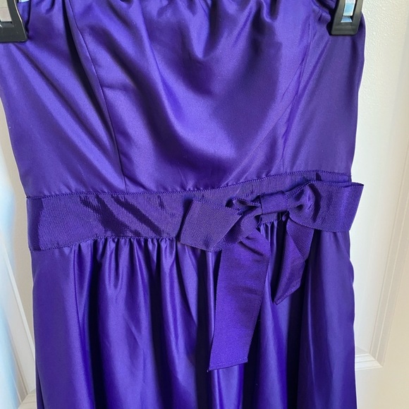 The Limited Purple Strapless Bow Dress - Picture 3 of 7